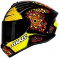 Capacete Axxis Draken Mystic Gloss Black/Yellow 