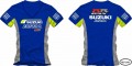 Camiseta AllBoy Suzuki Royal Ref: 244 Feminina Gola V 